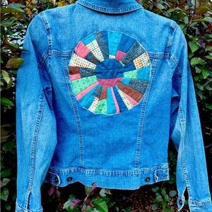 Upcycled St. John's Bay Classic Blue Denim Jacket